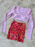 Set short flores