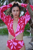 Body flores manga M
